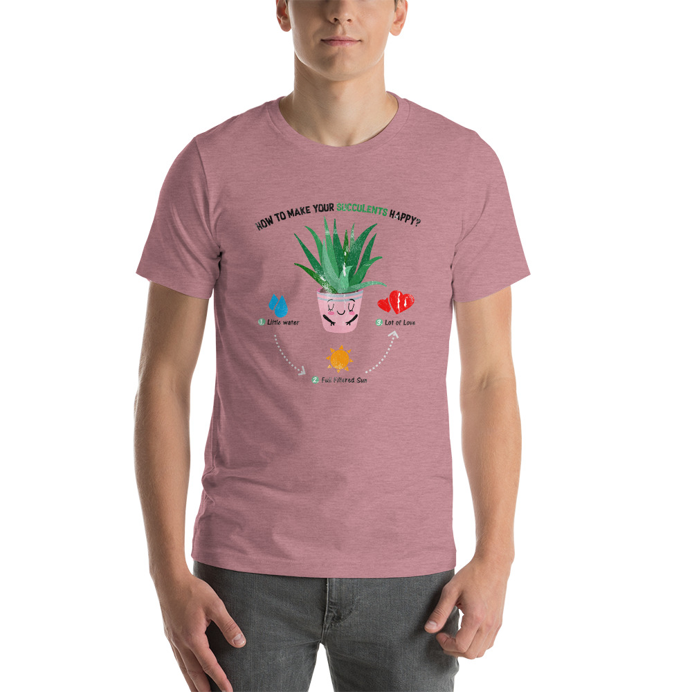 Make Your Succulent Happy T-Shirt - Image 2