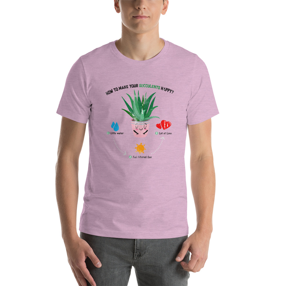 Make Your Succulent Happy T-Shirt - Image 5